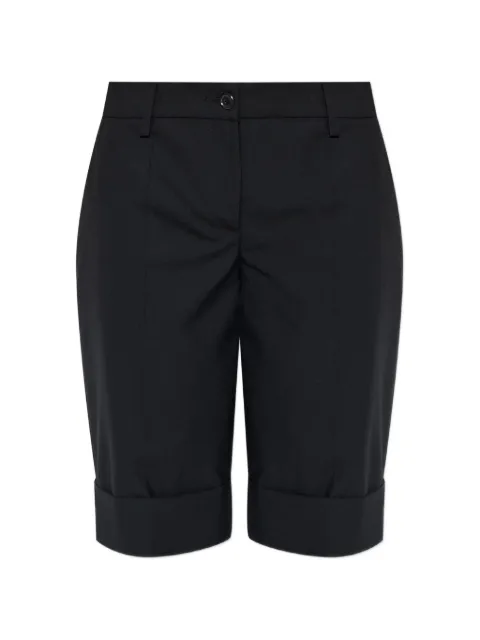 Moschino turn-up wool shorts Black 262EA03105521