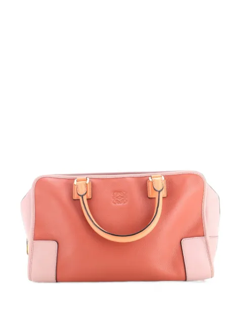 Loewe Pre-Owned Amazona Bag Leather 36 satchel Grey 2GNG3FS3P40V0JF7