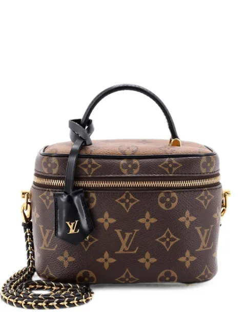 Louis Vuitton Pre-Owned Vanity Handbag Reverse Monogram Canvas PM satchel Black U4TLCUSYPPYNRCE5