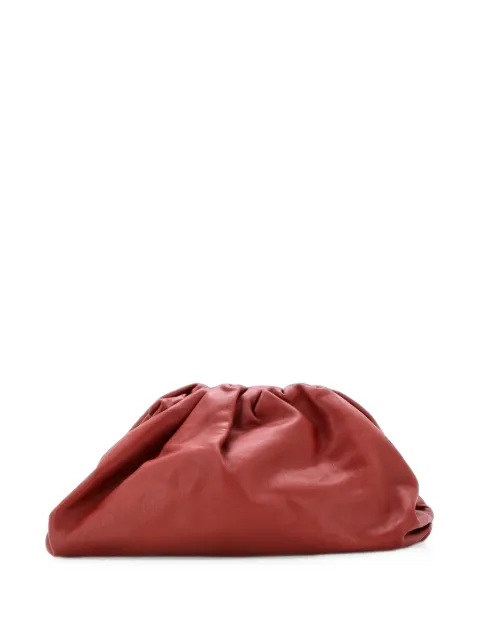 Bottega Veneta Pre-Owned The Pouch Leather Teen clutch bag Brown QRC3BE60N5BZC2T0