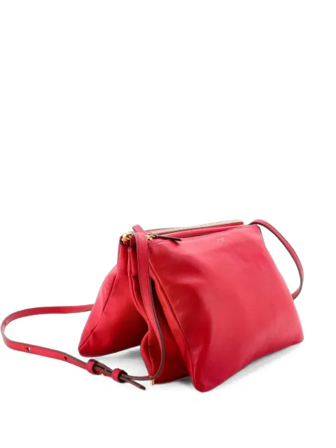 Celine Pre-Owned Trio Leather Large crossbody bag Pink 67K65KMFF7JU0WBR