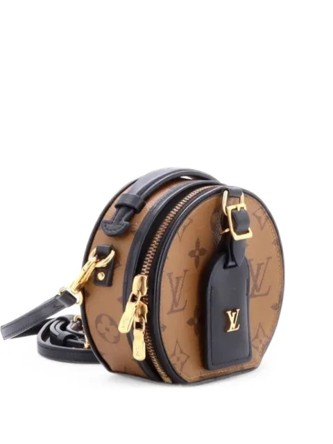 Louis Vuitton Pre-Owned Mini Boite Chapeau Bag Reverse Monogram Canvas crossbody bag Brown 645FD6VASCATTMAM