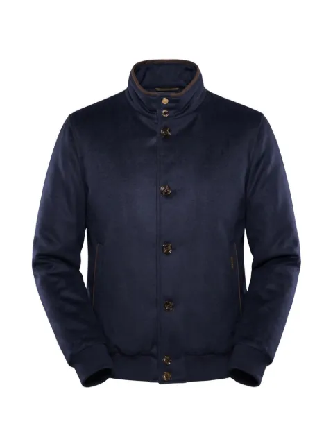 Moorer cashmere bomber jacket Blue MOUBO100246CS2