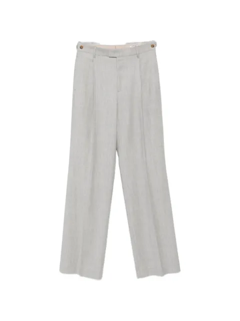 Berwich pleated wool trousers Grey SIMONA1PZG1202X