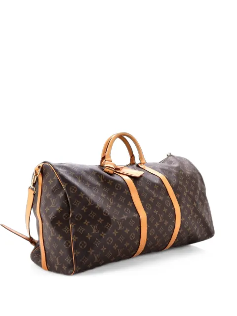 Louis Vuitton Pre-Owned Keepall Bandouliere Bag Monogram Canvas 60 travel bag Brown 5MPLULC8I2T12JIV
