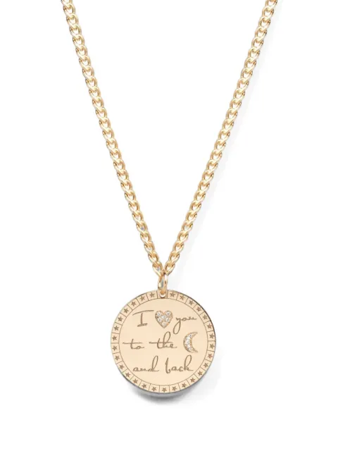 Zoë Chicco diamond medallion necklace Gold LMNS13PDC20