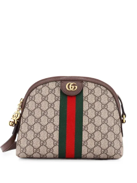 Gucci Pre-Owned Ophidia Dome GG Coated Canvas Small shoulder bag Brown HKH2E52PCFUAR7PW