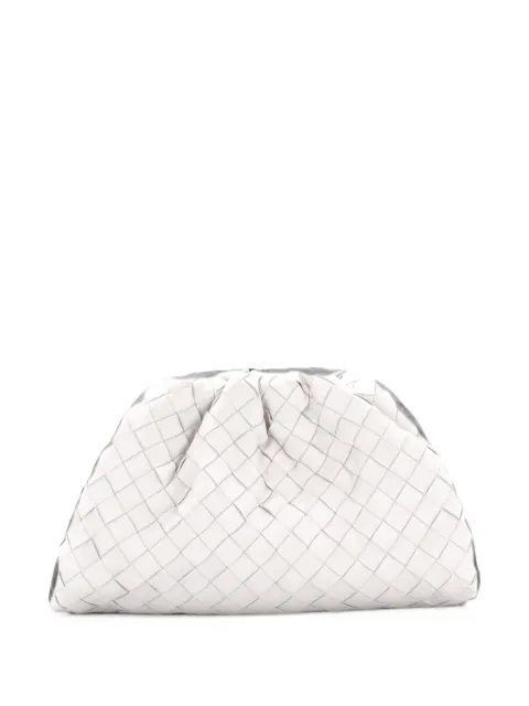 Bottega Veneta Pre-Owned The Pouch Intrecciato Nappa Teen crossbody bag White EW3T42M14U3EETMI