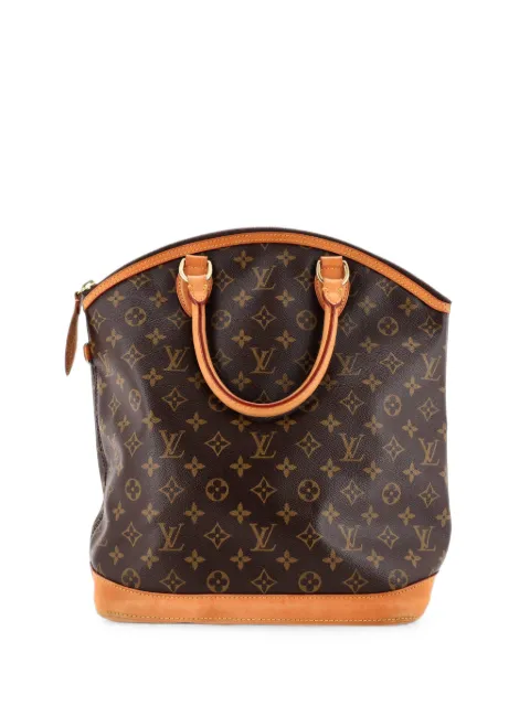 Louis Vuitton Pre-Owned Lockit Handbag Monogram Canvas Vertical satchel Brown WZZJYI5PBQ59TJKX
