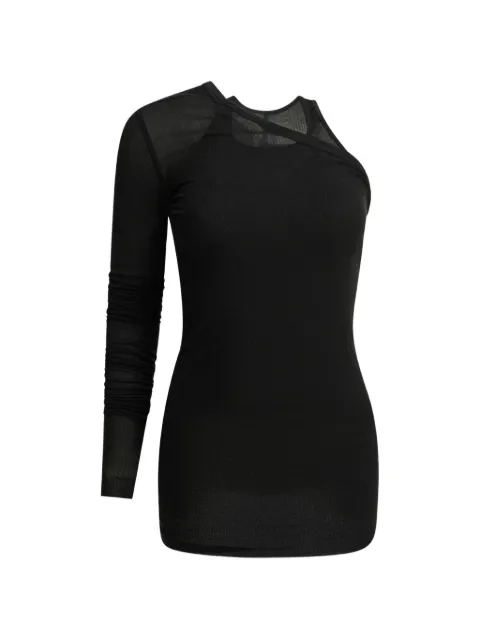 Rick Owens Banana asymmetric top Black RP02F5203MR09