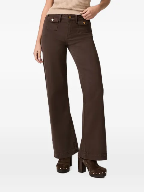 PAIGE Lennah patch-pocket jeans Brown 1M41208
