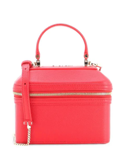 Bvlgari Pre-Owned Serpenti Forever Top Handle Convertible Vanity Leather Small satchel Red WXDSAXCQOARQV4Z1