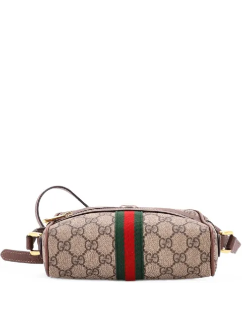Gucci Pre-Owned Ophidia Shoulder Bag GG Coated Canvas Mini crossbody bag Brown TPHRP01U8UTJMWVA