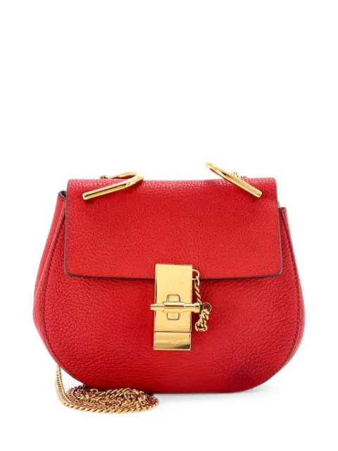 Chloé Pre-Owned Drew Leather Small crossbody bag Red TJD0G12GOWJJVE2W