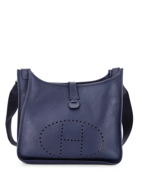Hermès Pre-Owned Evelyne Bag Gen III Clemence GM crossbody bag Blue H84ZRJ5T5BNPLWTD