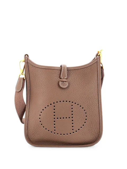 Hermès Pre-Owned Evelyne Bag Gen III Clemence TPM crossbody bag Grey 7E55KAZCN356V3LI