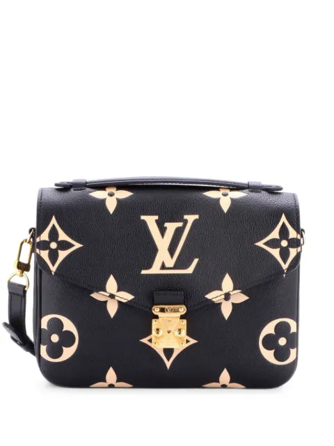 Louis Vuitton Pre-Owned Pochette Metis Bicolor Monogram Empreinte Giant crossbody bag Black 4R9JAR45LCOG4X5W