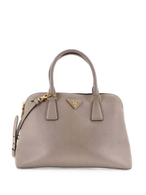 Prada Pre-Owned Promenade Bag Saffiano Leather Medium satchel Neutrals EH4HZW97VONXCTFC