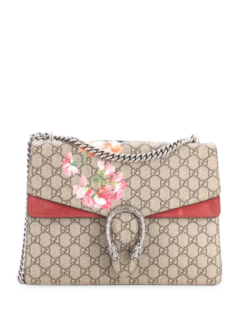 Gucci Pre-Owned Dionysus Bag Blooms Print GG Coated Canvas Medium shoulder bag Brown 1WN51WFNBKH8V70K