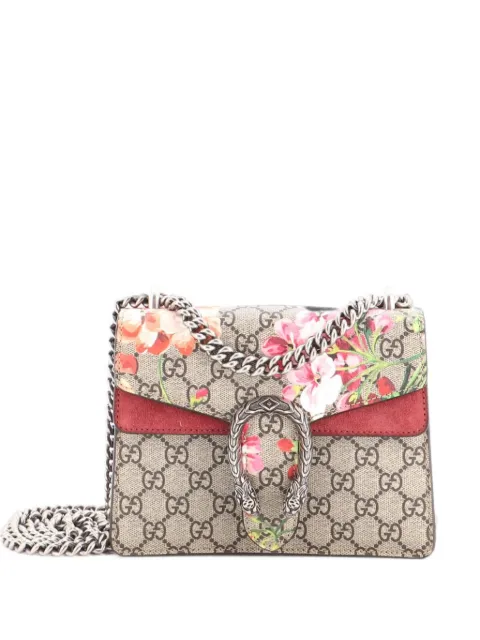 Gucci Pre-Owned Dionysus Bag Blooms Print GG Coated Canvas Mini shoulder bag Brown 4HLTETPLIF5GM3QH
