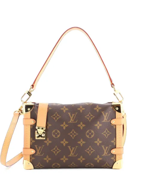 Louis Vuitton Pre-Owned Side Trunk Handbag Monogram Canvas MM satchel Brown A7GN5COOF3DEMV00