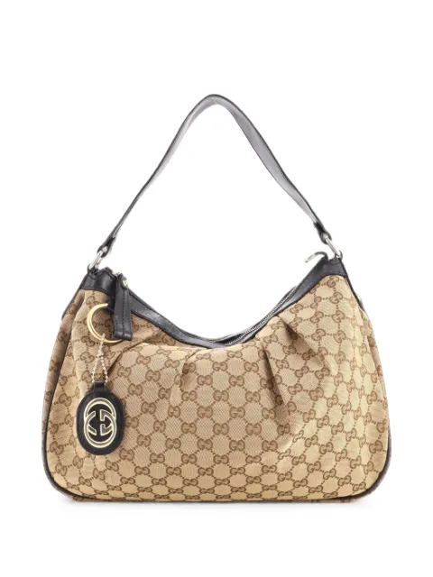 Gucci Pre-Owned Sukey GG Canvas with Leather Medium hobo bag Brown 1UKFRXZZXP9OT98N