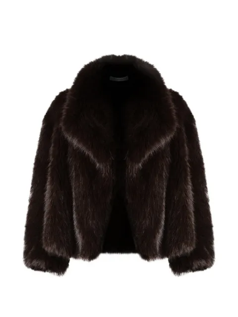 Nineminutes The Marylin 25 faux-fur coat Brown THEMARYLIN