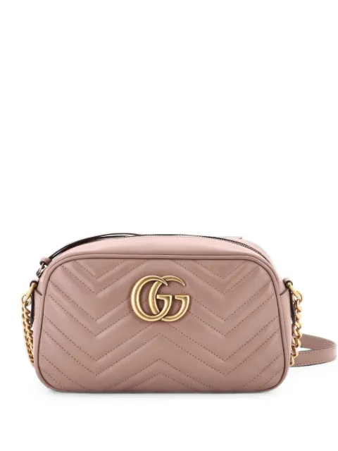 Gucci Pre-Owned GG Marmont Shoulder Bag Matelasse Leather Small crossbody bag Neutrals 47CJIGPOGKHAQV8J