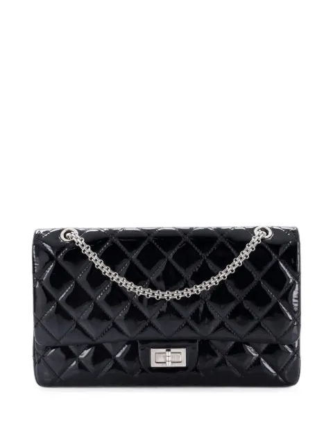 CHANEL Pre-Owned Reissue 2.55 Flap Bag Quilted Patent 227 shoulder bag Black EF491PF0D6BYWO0H