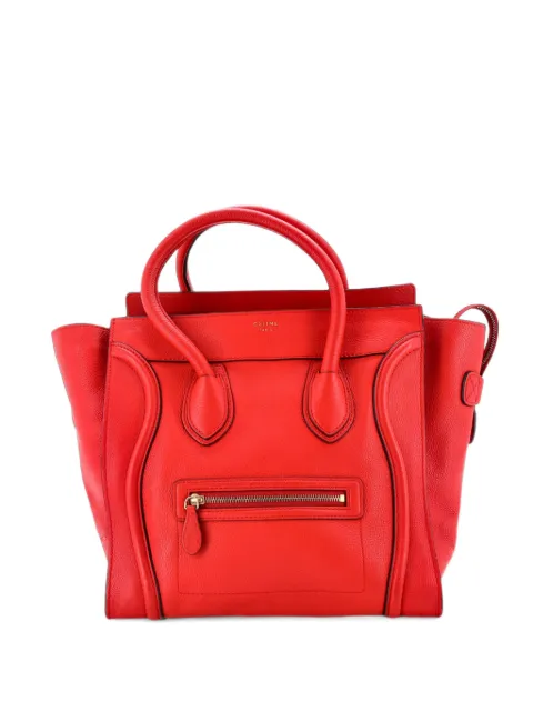Celine Pre-Owned Phantom Bag Grainy Leather Medium tote bag Red 1OGPZTI2PE1UEBCF