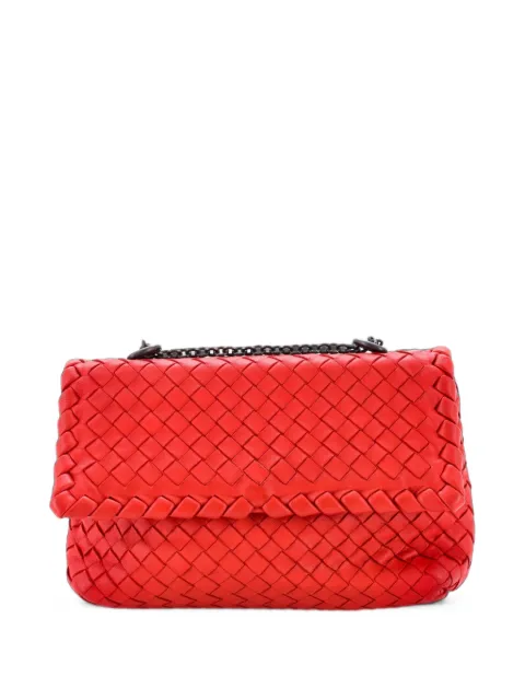 Bottega Veneta Pre-Owned Olimpia Intrecciato Nappa Baby crossbody bag Red 1F9UZTFHYVE3K2PY