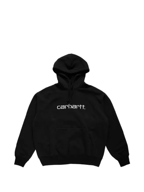 Junya Watanabe MAN x Carhartt Bob Marley logo-print hoodie Black WOT9011001