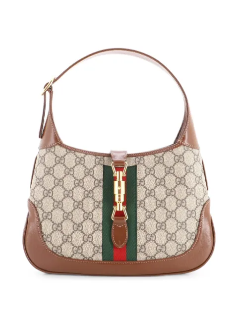 Gucci Pre-Owned Jackie 1961 GG Coated Canvas Small hobo bag Brown 6S9TCDC3R0FJCOTT