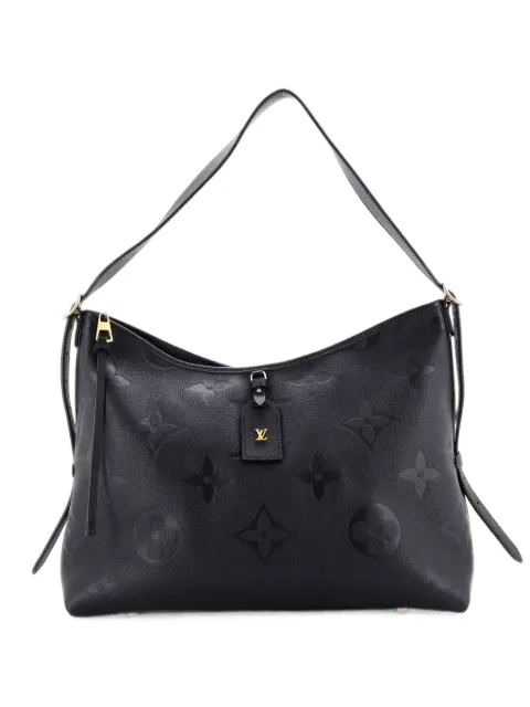 Louis Vuitton Pre-Owned CarryAll Monogram Empreinte Giant MM hobo bag Black 17DFK5HJRVUQU6TF
