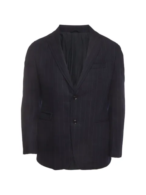 Ermenegildo Zegna Vintage pinstripe single-breasted blazer Blue 1409929