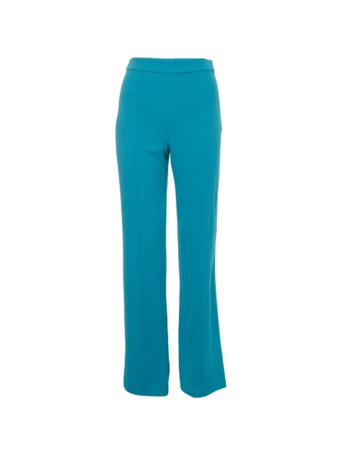 alice + olivia crepe flared trousers Blue 1407998