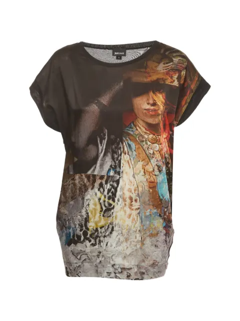 Just Cavalli Vintage graphic-print T-shirt Black 1410779