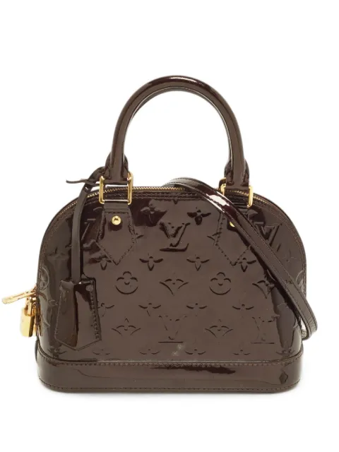 Louis Vuitton Pre-Owned 2015 BB Alma Monogram Vernis tote bag Purple 1410082