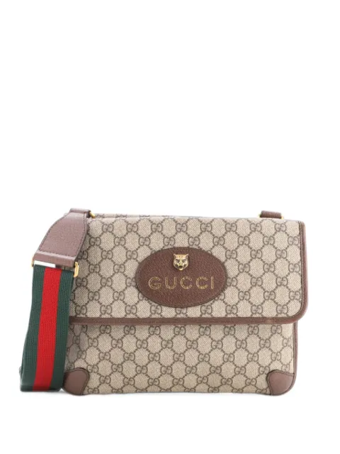 Gucci Pre-Owned Neo Vintage Flap Messenger GG Coated Canvas Medium crossbody bag Brown GX0NLCM58TFCQUSF