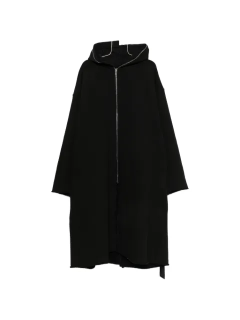 Rick Owens DRKSHDW zip-up hooded jacket Black DU02F6968HFP