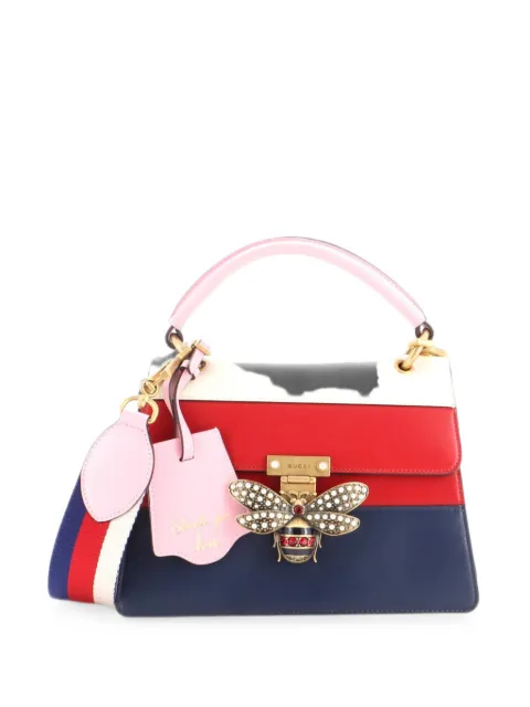 Gucci Pre-Owned Queen Margaret Top Handle Bag Colorblock Leather Small satchel Red 9N07BGGJOEMA8ETC