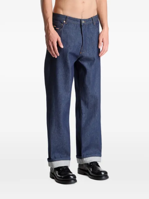 Filling Pieces raw-denim straight-leg jeans Blue 422650500368
