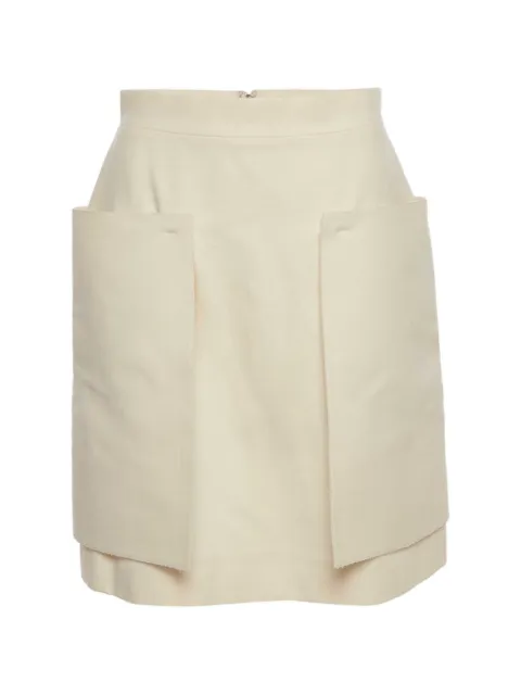 Fendi Pre-Owned flared mini skirt Neutrals 1404870