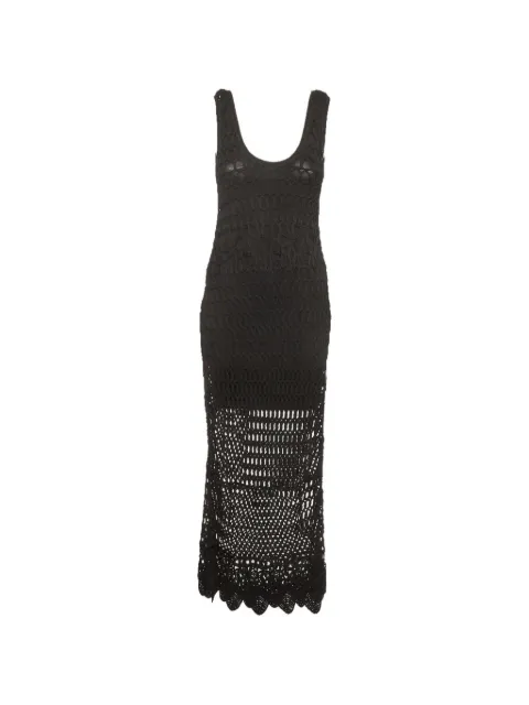 SANDRO Regina crochet-knit dress Black 1410746