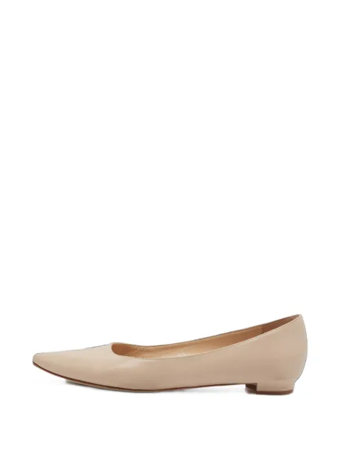 Manolo Blahnik BB pointed-toe ballet flats Neutrals 1410590