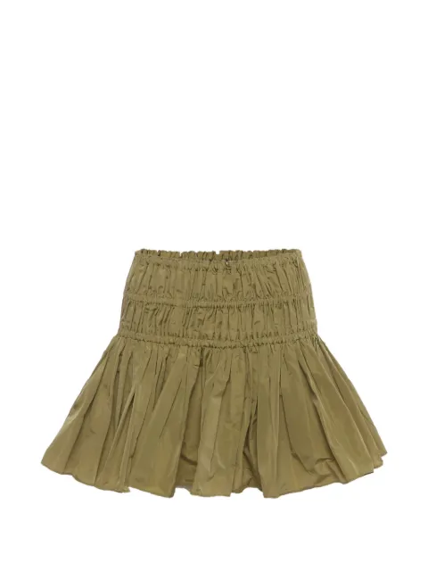 Maje smocked tiered skirt Green 1410412