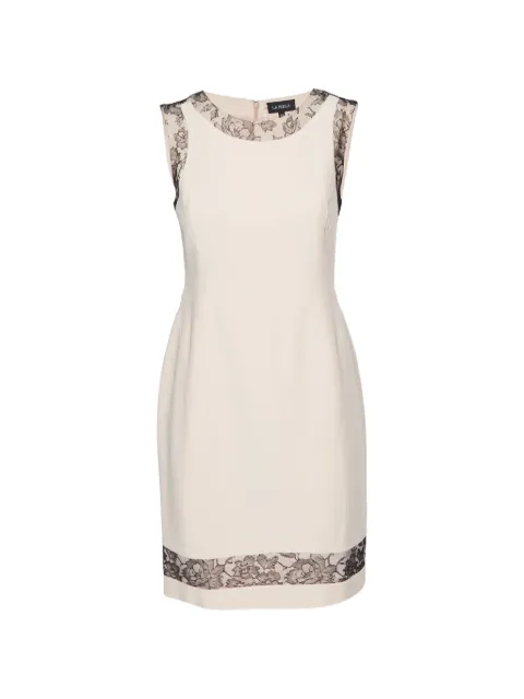 La Perla lace-trim shift mini dress Pink 1411595