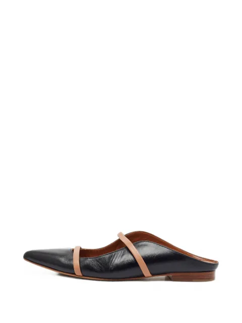 Malone Souliers Maureen double-strap mules Black 1410400