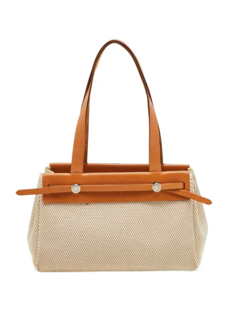 Hermès Pre-Owned 2003 PM Cabas Herbag tote bag Neutrals 1409464