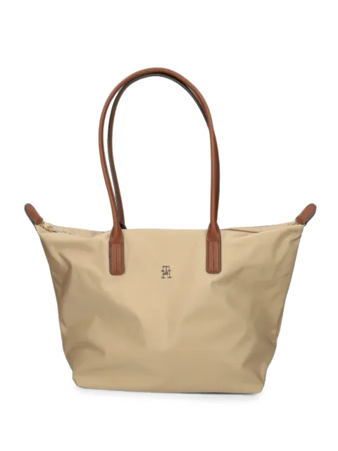 Tommy Hilfiger Popette logo-plaque shoulder bag Neutrals AW0AW17711